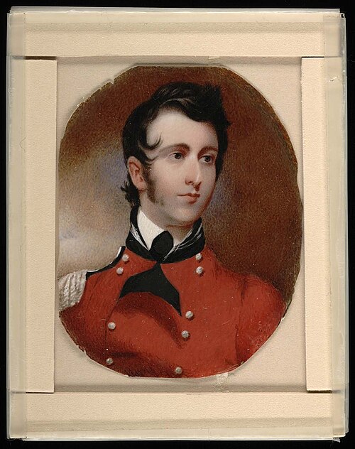Lieutenant John Trumbull Ray, 1830, Thomas Seir Cummings