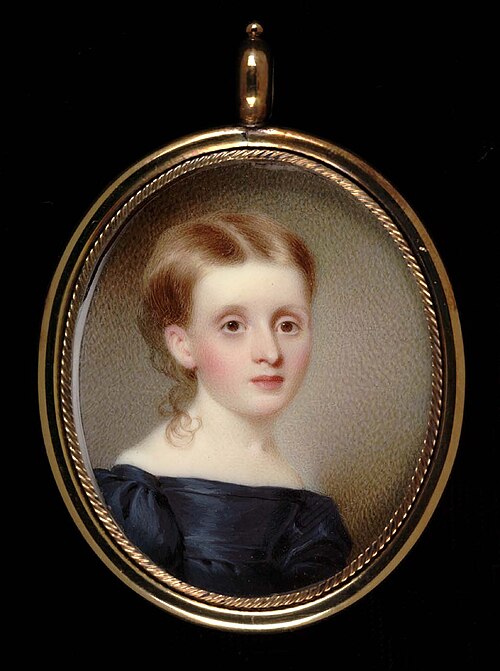 Portrait of a Young Girl, 1830, Thomas Seir Cummings