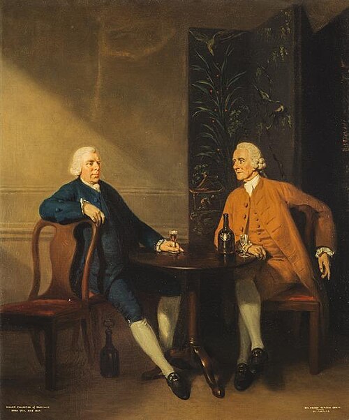 William Fullerton of Carstairs (1720 - 1806), and Captain Ninian Lowis (died 1790), 1773, John Thomas Seton