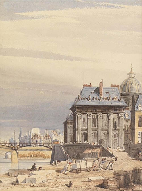 L'Institut de France, Paris, 1830, Thomas Shotter Boys