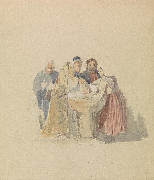 A Christening, , Thomas Shotter Boys