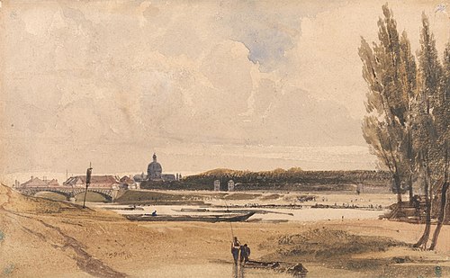 On the Seine, 1831, Thomas Shotter Boys