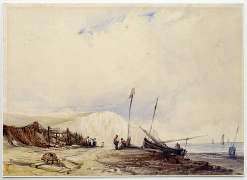 Off Folkestone, 1830, Thomas Shotter Boys