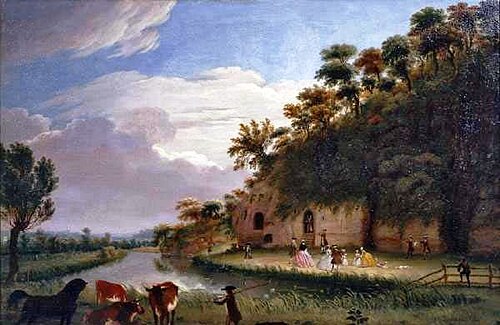 Anchor Church, Hermits Cave, 1745, Thomas Smith