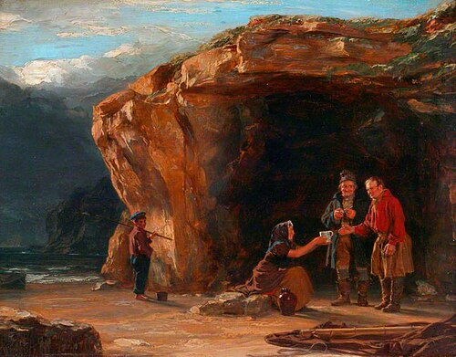 Scotch Fishermen, 1828, Thomas Sword Good