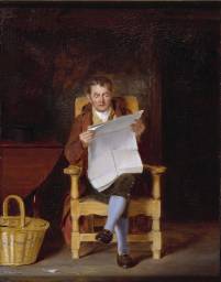 A Man Reading, 1827, Thomas Sword Good