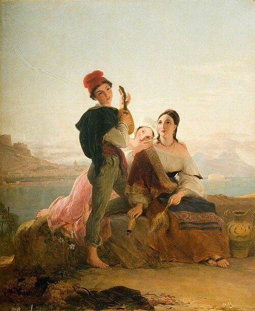 Neopolitan Peasants, 1836, Thomas Uwins