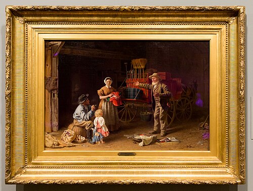 The Yankee Pedlar, 1872, Thomas Waterman Wood