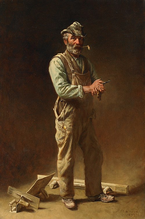 Now for a Good Smoke, 1899, Thomas Waterman Wood