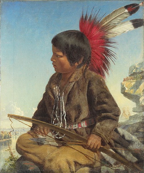 Indian Boy at Fort Snelling, 1862, Thomas Waterman Wood