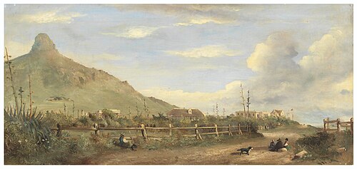 Lion's Head and Sea Point from Green Point, Cape of Good Hope, , Thomas William Bowler