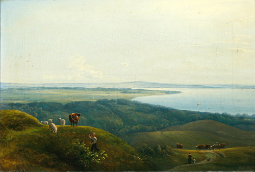 A view from Skamlingsbanken Hill, Denmark., 1854, Thorald Brendstrup