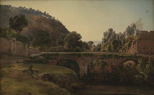 A Bridge near Sorrento, 1850, Thorald Brendstrup