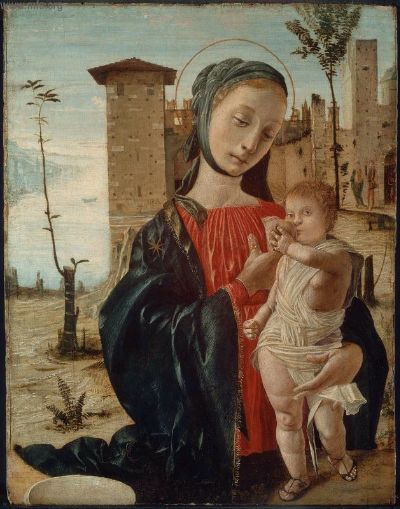Madonna lactans, 1490, Bramantino