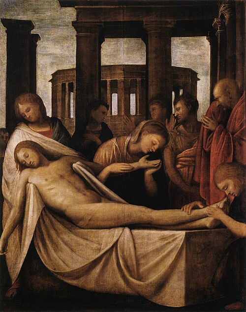Lamentation of Christ, 1520, Bramantino