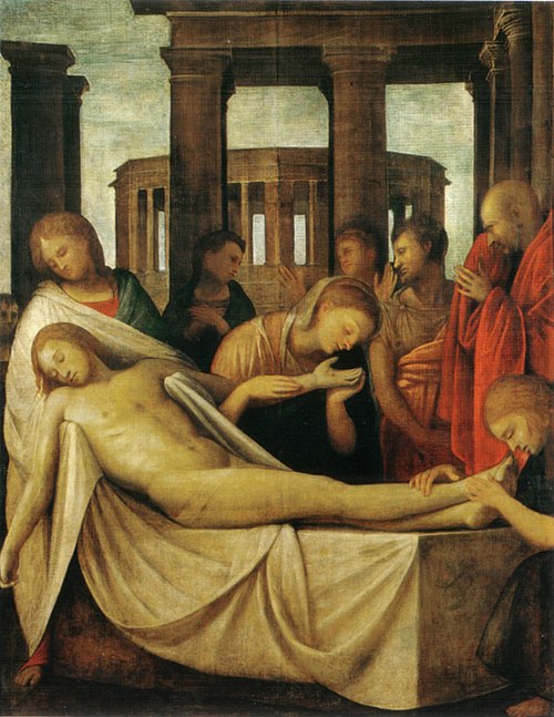 La lamentation sur le corps du Christ mort, 1515, Bramantino
