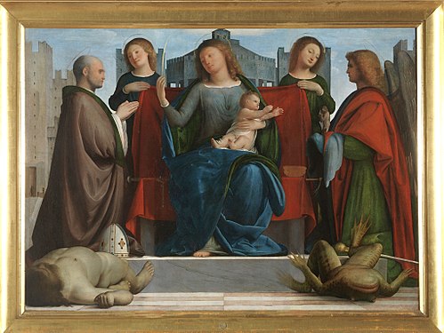 Madonna of the towers, 1505, Bramantino