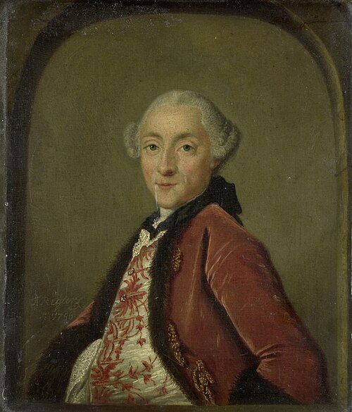 Portrait Pieter Nicolaas Rendorp, 1756, Tibout Regters