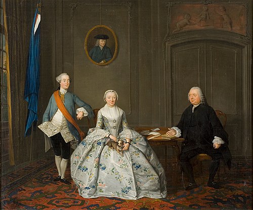 Portret van de familie Van den Broeck, 1760, Tibout Regters