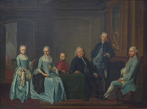 Portret Familie Calkoen, 1760, Tibout Regters