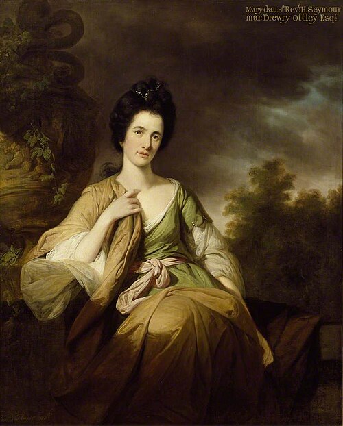 Mrs Drewry Ottley, 1768, Tilly Kettle