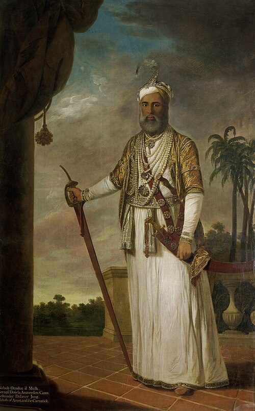 Muhammad Ali Khan (1717/1718–1795), Nawab of Arcot, 1774, Tilly Kettle