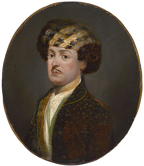 Major William Davy (d.1784), Bengal Army, Persian Secretary to the Governor-General, in Persian Dres, 1780, Tilly Kettle