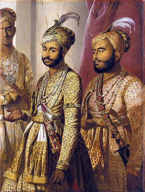 Arcot princes, 1770, Tilly Kettle