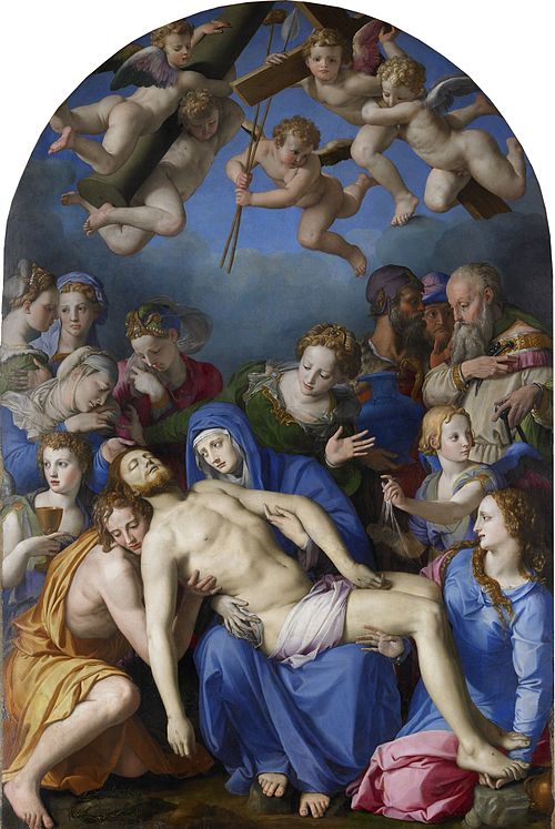 La Déploration sur le Christ mort, 1543, Bronzino