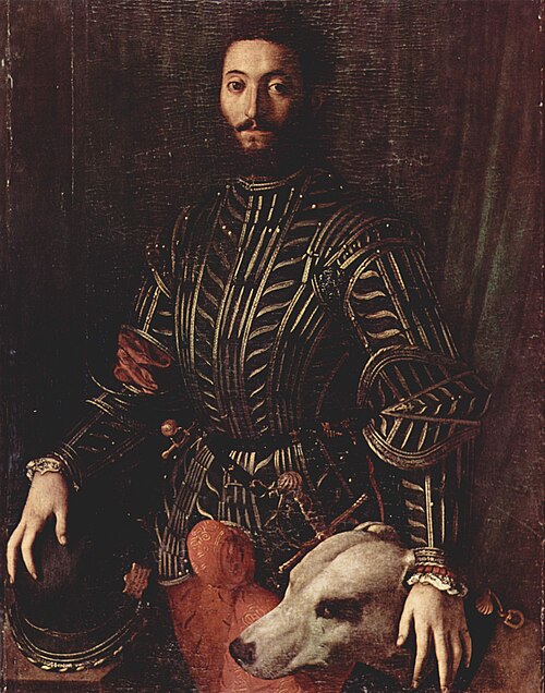 Portrait de Guidobaldo II della Rovere, 1531, Bronzino
