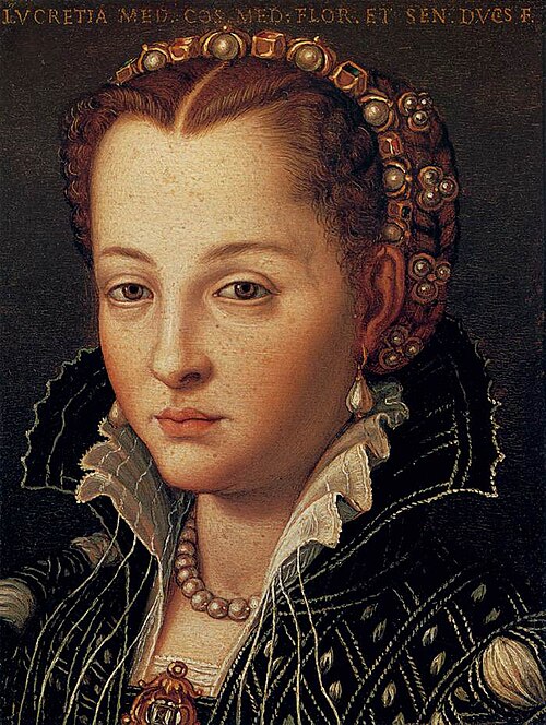 Portrait of Lucrezia di Cosimo, 1560, Bronzino