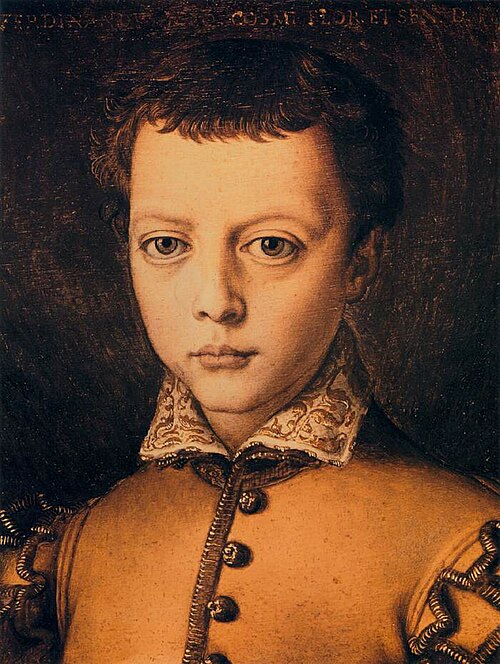 Ferdinando I de' medici as a child, 1560, Bronzino
