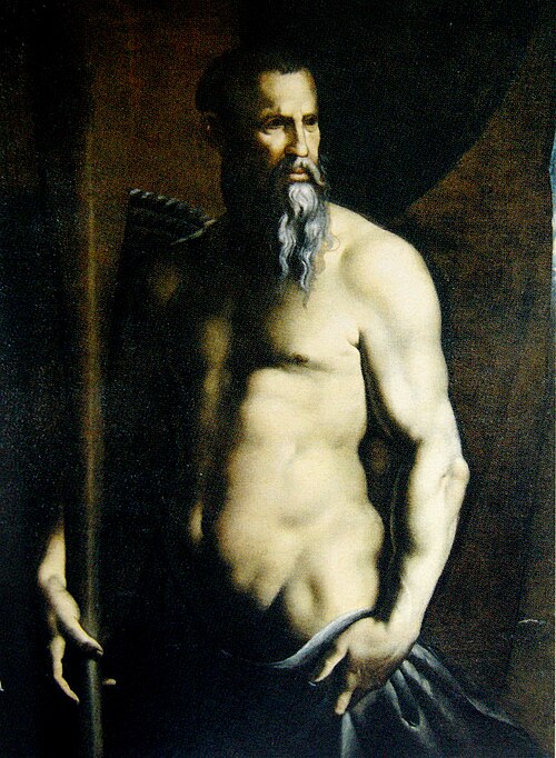 Andrea Doria as Neptune, 1545, Bronzino
