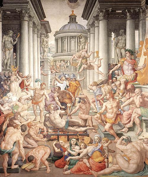 Martyrdom of Saint Lawrence, 1560, Bronzino