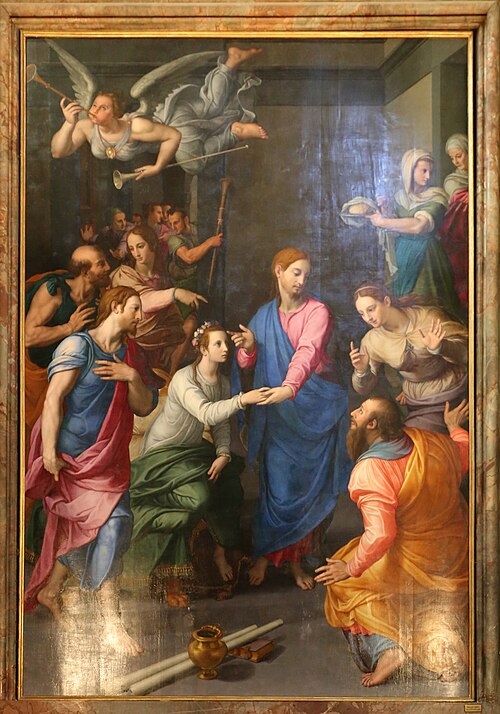 Raising of Jairus' daughter, 1570, Bronzino