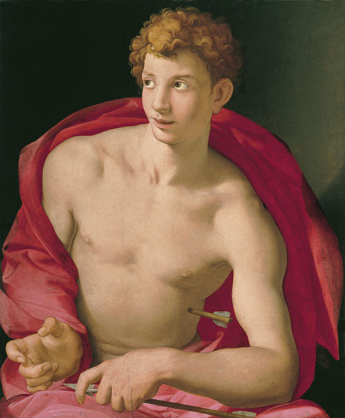 Portrait d'un jeune en Saint-Sébastien, 1533, Bronzino