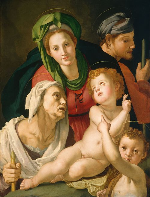The Holy Family, 1525, Bronzino