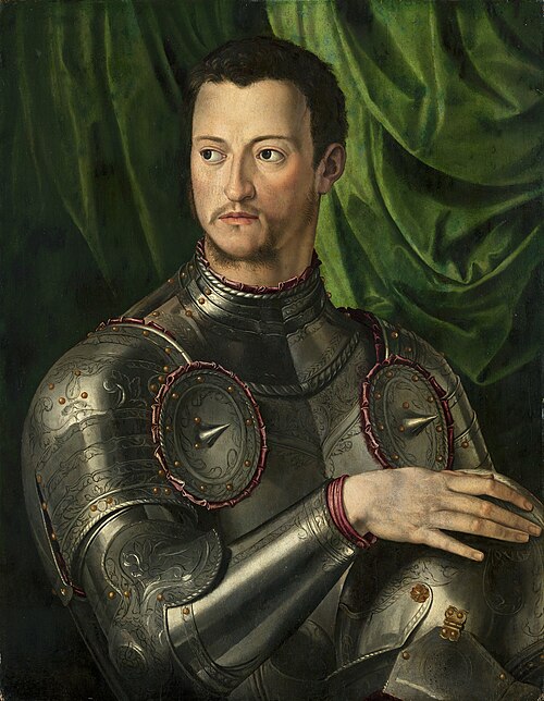 Cosimo de Medici in Armour, 1545, Bronzino