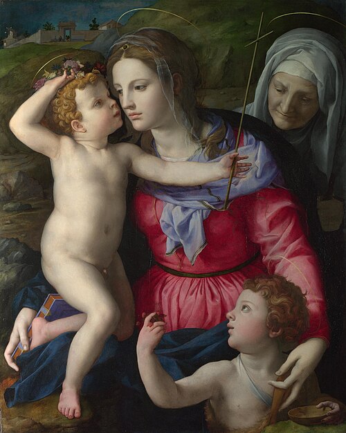 The Madonna and Child with Saints, 1545, Bronzino