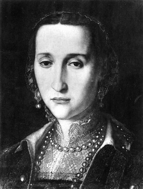 Bildnis der Eleonora von Toledo, Brustbild, 1560, Bronzino