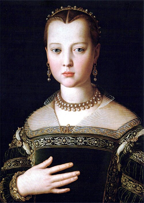 Portrait de Marie de Médicis, 1551, Bronzino