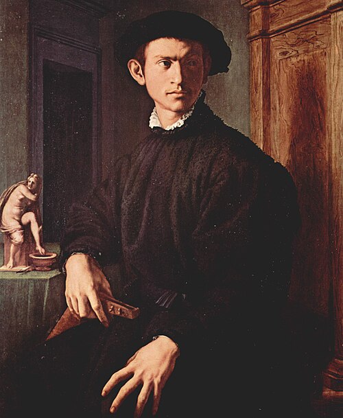 Portrait of a young man with a lute, 1532, Bronzino