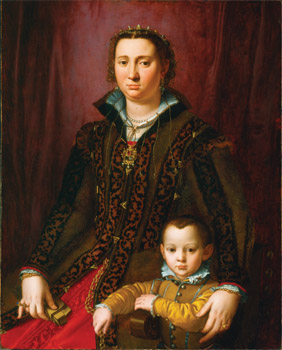 Portrait of Giovanna Chevara and Giovanni Montalvo, 1562, Bronzino