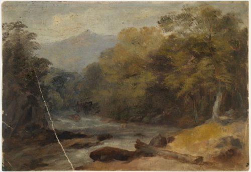 A Woodland Stream, 1857, William Howis senior