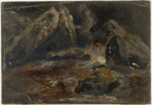 The River Dargle, County Wicklow, 1876, William Howis senior