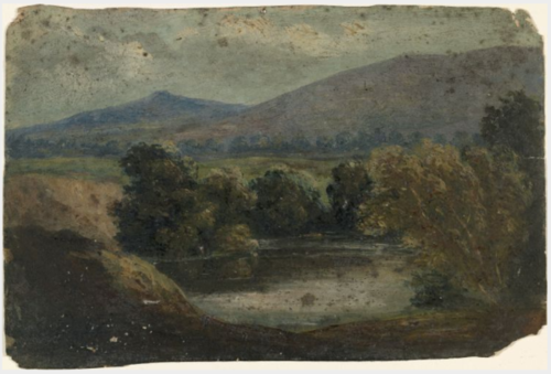 Pool against Mountains, , William Howis senior