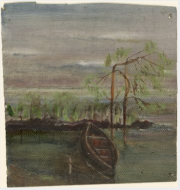 Rowing Boat at its Moorings, , William Howis junior