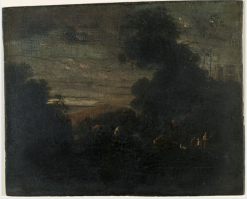 Fishermen by Moonlight, , William Howis junior