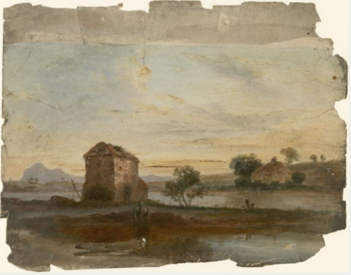 Mill and Cottage, , William Howis junior