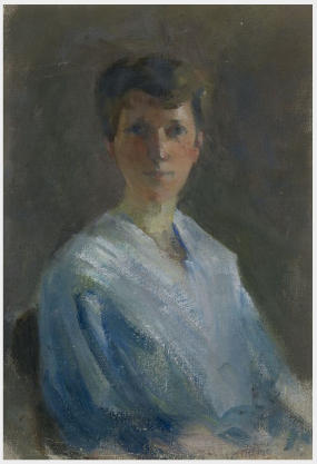Half Length of a Young Woman, , Clare Marsh